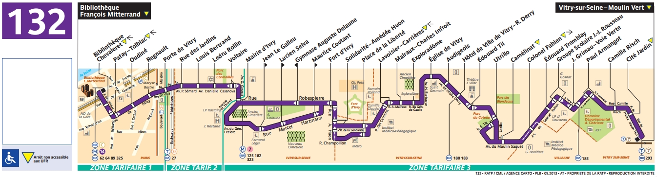 ratp bus 132 - bus 132 ivry